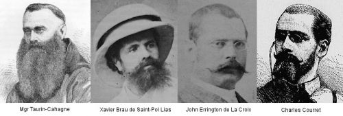 Mgr Taurin-Cahagne, Brau de Saint Pol Lias, Errington de la Croix, Courret Mgr Taurin-Cahagne, Brau de Saint Pol Lias, Errington de la Croix, Courret