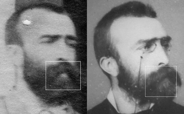 Le barbu de gauche et le docteur Dutrieux-Bey Le barbu de gauche et le docteur Dutrieux-Bey