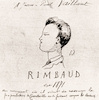 Arthur Rimbaud in 1871 by Ernest Delahaye.