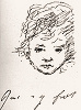 Qui s'y frotte s'y pique. Dessin de Arthur Rimbaud par Forain.