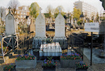 Charleville, Rimbaud's grave among his family in the old cemetery