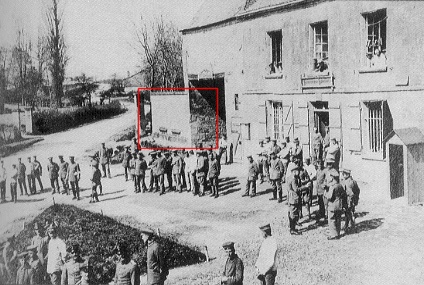 Roche occup par l'arme allemande pendant la 1re guerre mondiale