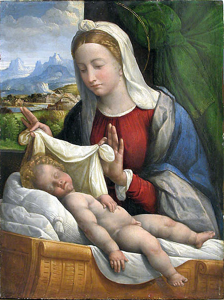 Le sommeil de l'Enfant Jsus - Garofalo Benvenuto (1481-1559), Tisi (dit)