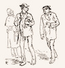 Paul Verlaine et Arthur Rimbaud  Londres, automne 1872, par Flix Rgamey