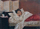 Rimbaud bless, peinture  l'huile de Jef Rosman