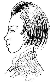 Arthur en 1871. Dessin de Delahaye