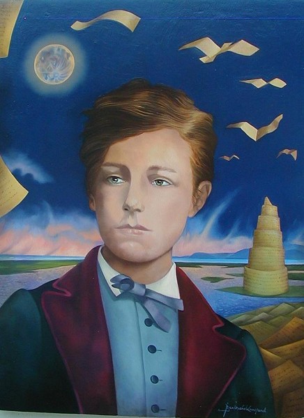 Portrait of Arthur Rimbaud by Jean-Michel Lengrand